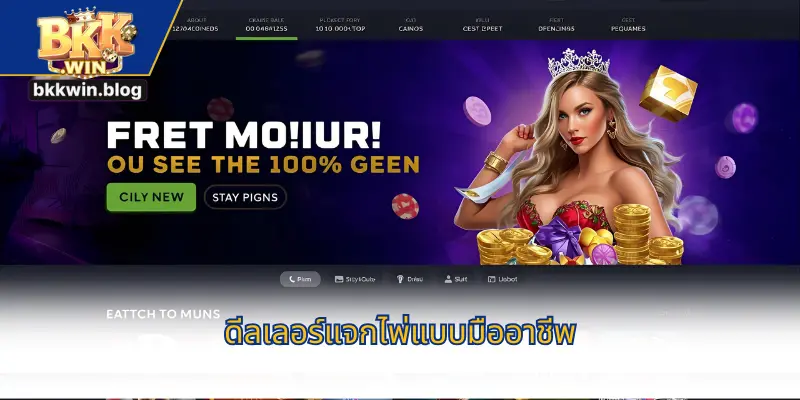 ดีลเลอร์แจกไพ่แบบมืออาชีพ