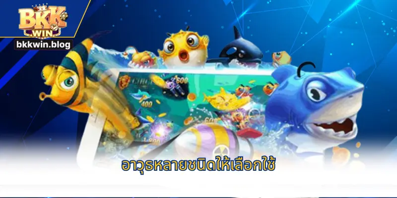 อาวุธหลายชนิดให้เลือกใช้